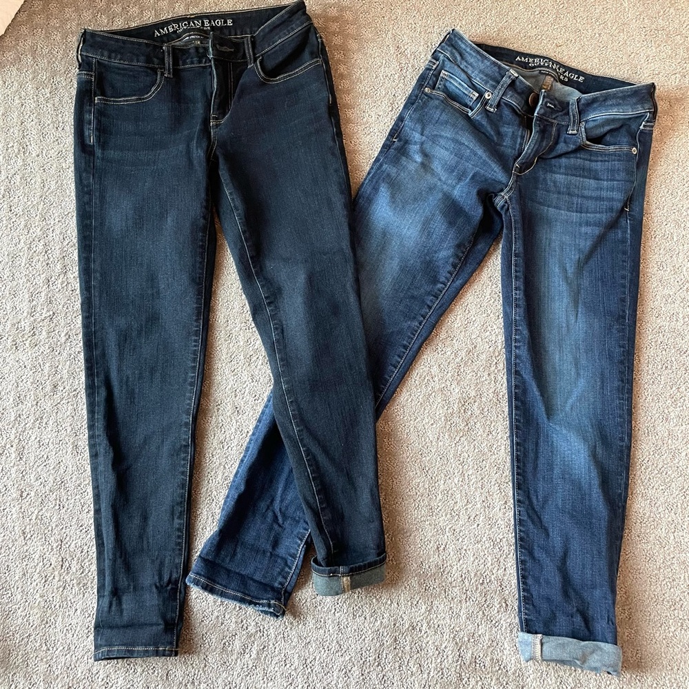 2 pair American Eagle Jeans